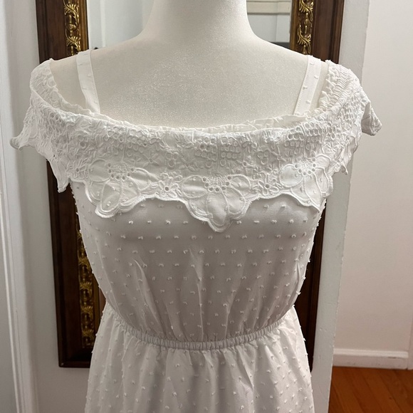 Epic Threads White Ruffled Off-Shoulder Sundress - Picture 5 of 8
